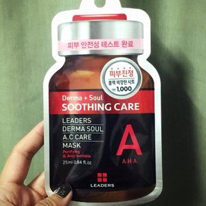 LEADERS Derma Soul Soothing A.C Care Mask
